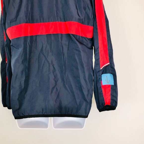 NFL New England Patriots Boys Size L Jacket Navy Blue Windbreaker - Picture 8 of 9
